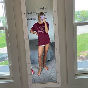 Burgundy Indy 500 Tee